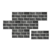 Wall Stickers - Home Wall Stickers - Imitation Wall Tile Stickers Household Waterproof Pvc Tile Stickers Self Adhesive Living Room Dining Room Decorative Wall Stickers - 6Pcs×Stickers