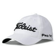 thumbnail image 1 of Titleist Chapeau de Golf pour Homme Tour Performance, Blanc/noir Staff, 1 of 3