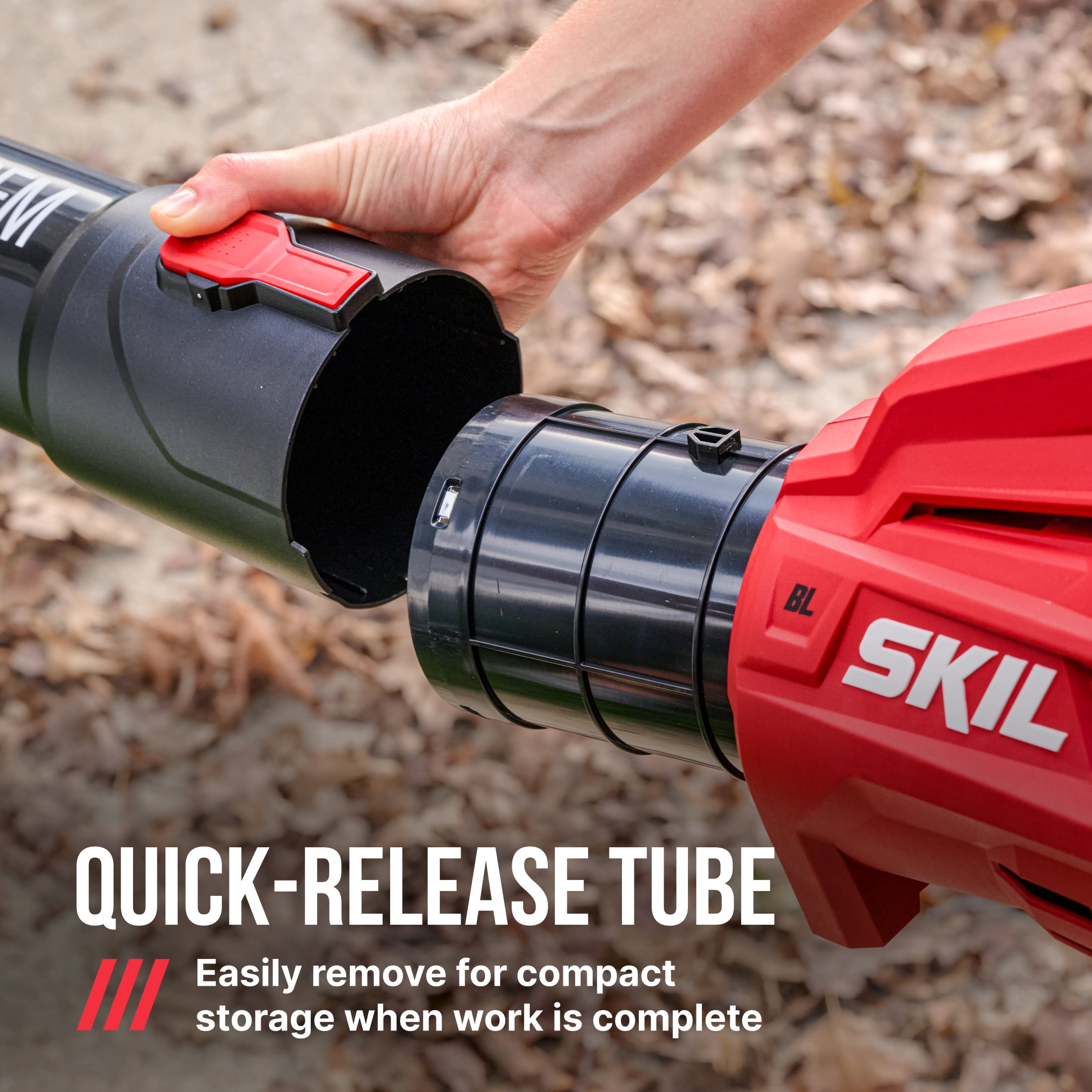 SKIL PWR CORE 40V Brushless 530 CFM 140 MPH Leaf Blower Kit with 4.0Ah Battery and Charger, BL4713C-13