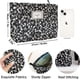 thumbnail image 4 of Makeup Bags for Women and Girls,Travel Makeup Bag Large Capacity Canvas Makeup Bag,Makeup Organizer Bag Zipper Pouch (Black Flowers), 4 of 4