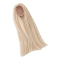 thumbnail image 4 of Perruque de Poupée, Perruque de Poupée Longue Perruque de Remplacement de Cheveux Faite à la Main Professionnelle Faite à la Main Douce Résistance à la Chaleur Partie Centrale Longue Perruque Droite de Poupée pour Style de Fabrication de Poupées avec Fer à Friser, 4 of 7