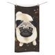 thumbnail image 1 of ABPHQTO Toalla de ducha para el cuerpo del baño Pug, envoltura de baño para el hogar, viajes al aire libre, toallas de baño para la playa, 75x140 cm, 1 of 3