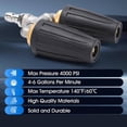thumbnail image 5 of MOQIN Pressure Washer Tips Turbo Nozzle,4000 PSI Max |360° Rotating Spray Pressure Washer Turbo Tips with 1/4'' Quick Connect for Cleaning Brick,Concrete, Vinyl Surfaces,4.0 GPM 2.0 Orifice, 5 of 8