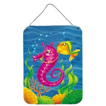 Carolines Treasures APH0471DS1216 Seahorse Ride Wall or Door Hanging Prints 12x16 multicolor