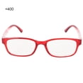 thumbnail image 4 of Gafas de lectura para presbicia, montura roja, para hombre y mujer, con estuche (más de 400 monturas rojas), 4 of 13