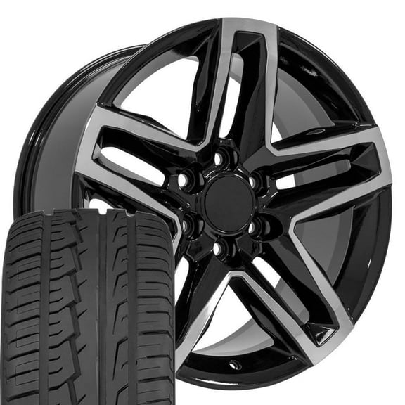 4PLAY 4P80R 8-lug Brushed Black Aftermarket Wheels fit Ford 20x10