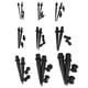 thumbnail image 2 of Kit de Ear Gauges Fugacal 3 tipos Expansor de orejas Piercing de oídos con juntas tóricas Dobles 36Pcs negro, 2 of 3