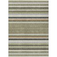 thumbnail image 2 of Addison Rugs Chantille Indoor/Outdoor Transitional Stripes Olive Machine Washable Rectangle Rug, 5' x 7'6", 2 of 8