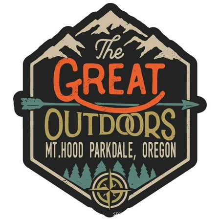 

Mt.Hood Parkdale Oregon The Great Outdoors Design 4-Inch Magnet