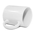 thumbnail image 3 of MR.R Sublimation Blanks Set of 16PCS Dishwasher White Ceramic Coffee Mugs 11oz Grade A Blank Ceramic Classic Drinking Cup Mug for Milk Tea Cola Water with Safe Package (16 Packs), 3 of 5