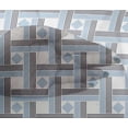 thumbnail image 4 of oneOone Viscose Chiffon Fabric Diamond & Basketweave Geometric Print Fabric BTY 42 Inch Wide, 4 of 4