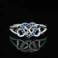 thumbnail image 3 of PERITANG Classic Promise Ring Anniversary For Women Gift for Wife High Quality Comfortable Fit CZ Cubic Zirconia Ring Ideal Jewelry Gift Comes in Elegant Box, 3 of 8