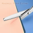 thumbnail image 5 of Tutuviw 9.13 Inch Pinking Shears for Fabric Cutting Decorative Edge Dressmaking Sewing Craft Scissors Professional Handheld Dressmaking for Chip Bags Crafting Wig Scissors, 5 of 7