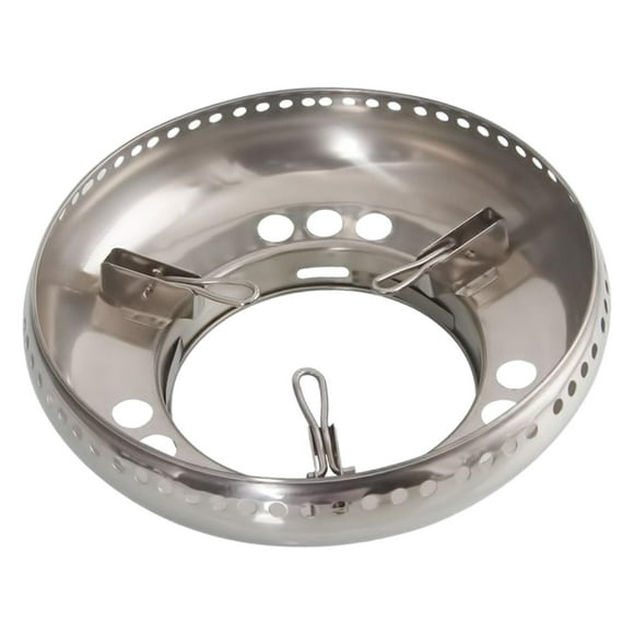 Estante para estufa de diseño a prueba de viento, accesorios para estufa de Gas, piezas de utensilios de cocina multifuncionales, soporte para olla Una sola capa perfecl Cubierta de cocina de gas