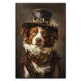 thumbnail image 3 of Brittany Dog Canvas Painting Canvas Art Prints Bathroom Artwork for Wall Living Room Bedroom Bathroom Wall Art Framed Art Wall Decor Wood Wall Hanging Art, 3 of 6