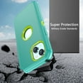 thumbnail image 4 of NIFFPD iPhone 14 Case, Shockproof Full Coverage Protective Cover Phone Case for iPhone 14 6.1" Green, 4 of 5