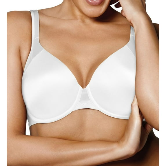 Women's Playtex US4848 Love My Curves Modern Curvy Underwire T-Shirt Bra (White 40C)