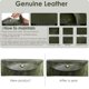 thumbnail image 5 of Estuche Vintage para Lentes de Sol TheAntiq en Cuero Suave Verde, 5 of 9