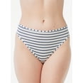 thumbnail image 2 of Joyspun Women's Infinite Comfort Stretch Thong Panties, 3-Pack, Sizes XS to 3XL, 2 of 3