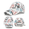 thumbnail image 3 of Rhuody Hat Men And Women Regular Youth Retro Letters Colorful High Street Cap Baseball Cap Fashion Wear Clear, 3 of 3