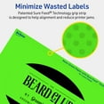 thumbnail image 5 of Avery Printable Oval Labels, Neon Green, 4" x 6", 160ct, 5 of 11