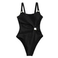 thumbnail image 4 of Aayomet Bathing Suit for Women Color Bikini Bathing Suit (Black, S), 4 of 5