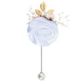 thumbnail image 1 of EeaseCA 1 Pce Élégant Épingle à Poitrine en Tissu pour Robe de Mariée Accessoires de Broche Décorative, 1 of 8