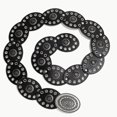 thumbnail image 6 of ibiyuan Belts For Women Trendy Women Concho Wide Western Disc Belt for Jeans Dress, Cowgirl Cowboy Boho Belt for Ladies, 6 of 8