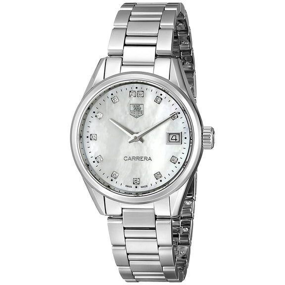 Tag Heuer Women's Carrera Mother of pearl Dial Watch - WAR1314.BA0778