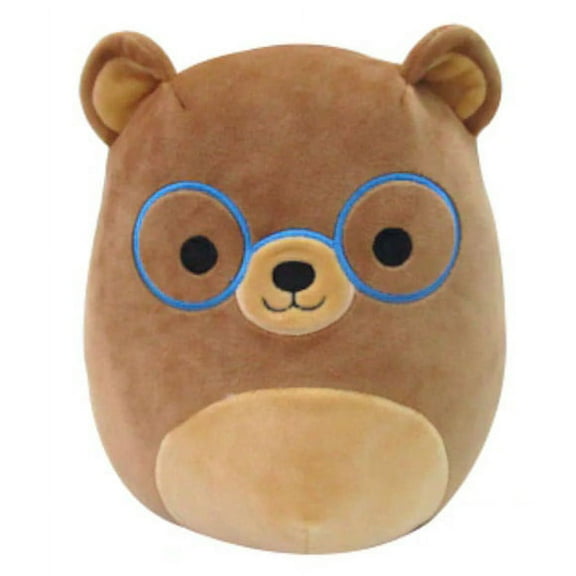 Squishmallows Official 12 inch Brown Dog with Blue Glasses - Child's Ultra Soft Stuffed Plush Toy