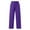 Purple, variant on Clothing 2025 Women's Casual Pants Womens Daily Elastic Waist Pockets Straight Solid Color Casual Pants Loose Long Trousers Women Blendingpants