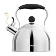 thumbnail image 1 of Tea Kettle, 2 Quart Stainless Steel Whistling Tea Kettle, Stovetop Whistling Teakettle Tea Pots for Stove Top with Ergonomic Folding Handle, Small Te, 1 of 6