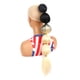 thumbnail image 5 of Extensiones de cola de caballo rubias para mujer, extensión de cola de caballo extra larga, cola de caballo abullonada, estilo protector, cola de caballo envolvente con lazo para cosplay, uso diario,, 5 of 5