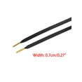 thumbnail image 3 of INSPIRE CHIC Unisex PU Leather Flat Shoe Laces for Sneakers Boots Black 100cm/39.4", 3 of 4