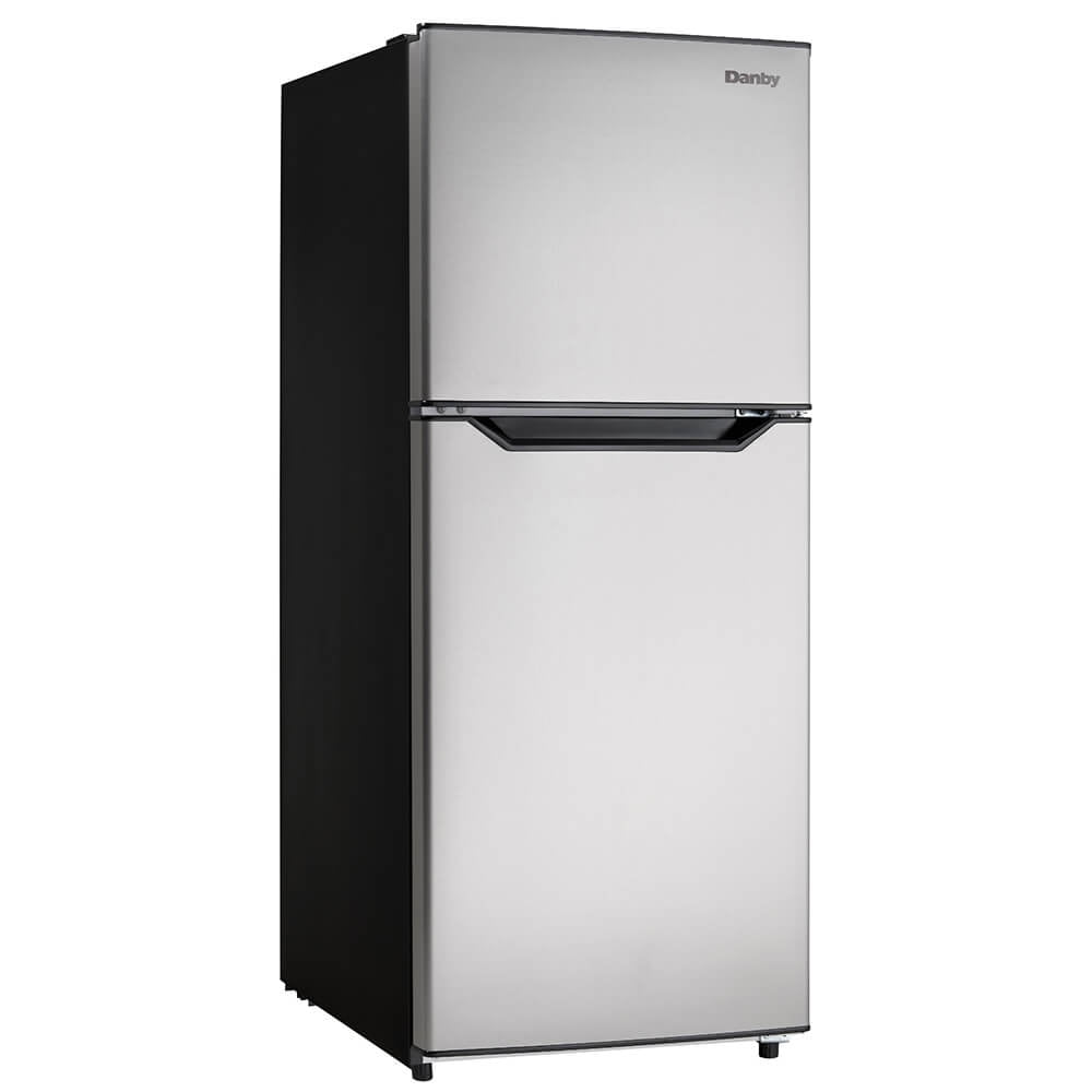 Danby 10.1 Cu. Ft. Refrigerator w/Freezer Stainless Steel Look