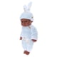 thumbnail image 1 of Muñeca Afroamericana Bebé Piel Negra Vinilo Suave Educación Corporal, 1 of 2