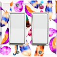 thumbnail image 1 of Metal Light Switch Plate Cover Colorful Beaded Feather Shell Dreamcatcher DRM014, 1 of 1