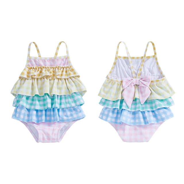Swimsuits Blue One Piece Swimsuit Quick Drying Teen Girl Bathing Suits 3-4 Years