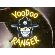Queen Sense 24"x19" Voodoo Rangers LED Sign Light Neon Signs With Dimmer Party Home Wall Decor Lights W124VRLVVD-XLED