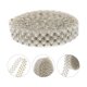 thumbnail image 5 of 1 Rollo de adhesivo Pearl Strip Hermosa Ropa Pearl Belt Pearl Beaded Cinta, 5 of 8