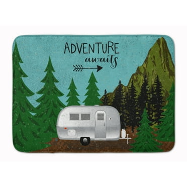 Airstream Camper Adventure Awaits Machine Washable Memory Foam Mat
