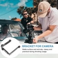 thumbnail image 3 of Miangastore LBracket for Speedlight with 1/4 Inch Screw Holes Black Metal Matte Anti Slip Storage Use, 3 of 8