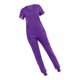 thumbnail image 2 of Conjunto de uniforme médico para mujer con cordón ajustable, cuello en V, para enfermera deportiva Violeta, 2 of 9