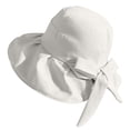 thumbnail image 4 of Lispipm Summer Beach Sun Hats for Women Wide Brim Ruffle Bow Hiking Caps 2026 Outdoor Vacation Hat for Ladies Hot Day Beige, 4 of 5