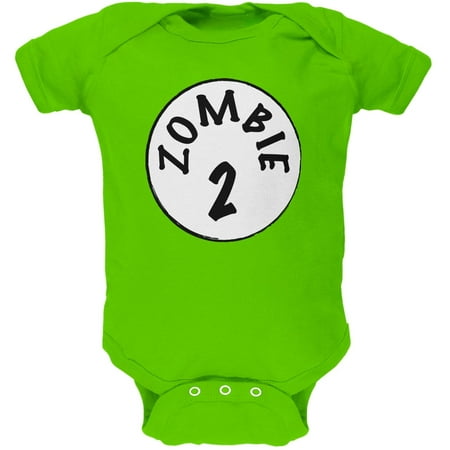 Halloween Zombie 2 Two Costume Apple Green Soft Baby One