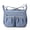 light blue, variant on Crossbody Bag for Women, Waterproof Nylon Shoulder Bag with Multi Pockets, Lightweight Large Capacity Travel Messenger Bag, Casual Everyday Purse with Adjustable Strap
