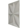 thumbnail image 4 of 19 5/8"W x 19 5/8"H Riley EnduraWall Decorative 3D Wall Panel, Universal Pearl Metallic Sea Mist (Covers 2.67 Sq. Ft.), 4 of 6