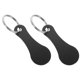 thumbnail image 1 of unbranded 2Ud Llaveros De Metal Con Llave Para De Compras Color Negro Inoxidable, 1 of 8