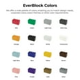 thumbnail image 2 of EverBlock Large Counter with Wings Catering Kit | 10’ x 2’ x 4’ 1” | Riser & Server Station | Giant Building Blocks | Easy to Connect & Reuse | Indoor & Outdoor Use | Black, 2 of 2