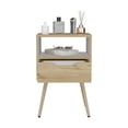 thumbnail image 3 of Mesa de Noche Excelsior Duna Blanco Madera Aglomerada, 3 of 5